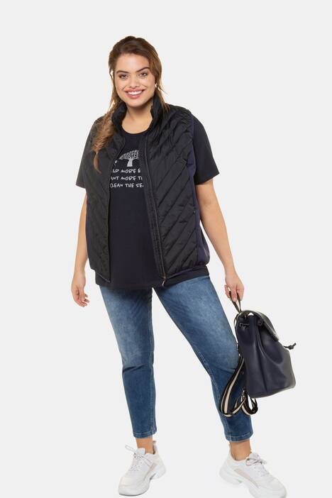 T-shirt, tekstmotief, relaxed, biologisch katoen