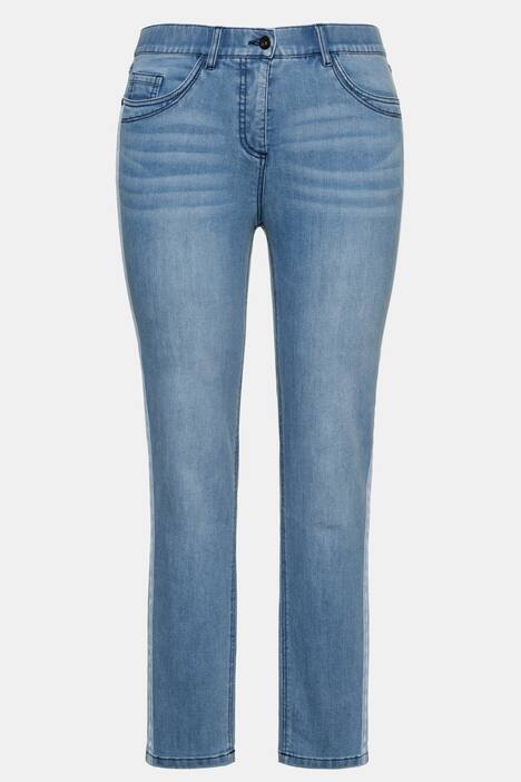 Jeans Sarah, Galonstreifen, bequeme 5-Pocket-Form