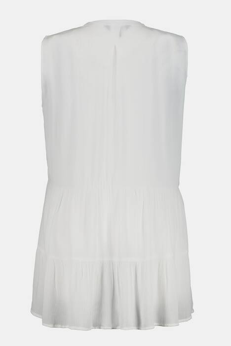 Tiered Lightweight V-Neck Viscose Tank