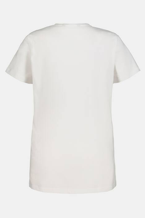 T-Shirt, Farnmotiv, Classic, Pailletten, Baumwolle