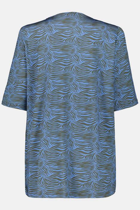 Slinkyshirt, Zebradruck, A-Line, Zierfalten, selection