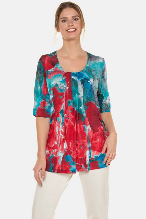 Slinkyshirt, Aquarell-Design, A-Linie, selection