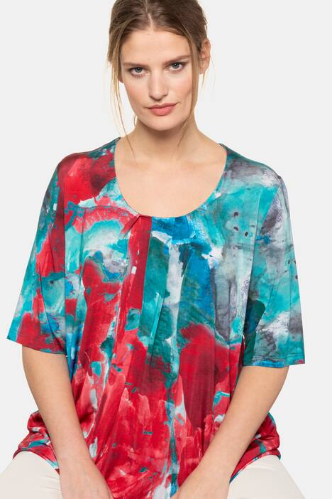 Slinkyshirt, Aquarell-Design, A-Linie, selection