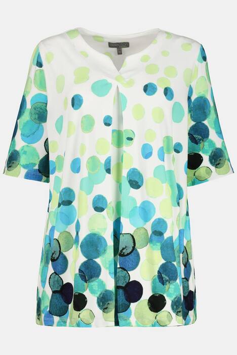 Shirt, A-Linie, Punkt-Design, Halbarm, selection