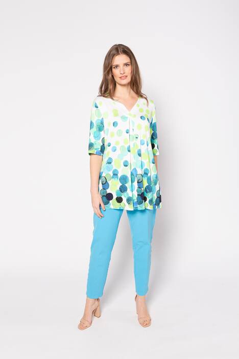 Shirt, A-Linie, Punkt-Design, Halbarm, selection