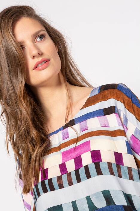 Kleid, Cupro, Grafik-Design, Oversized, selection