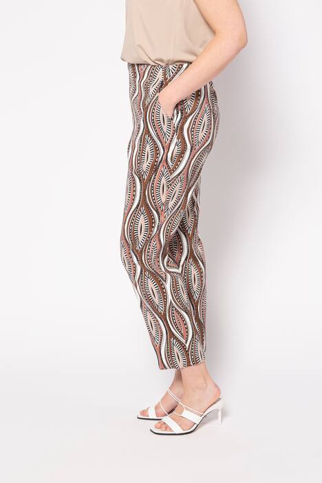 Hose, Leinenstretch, Ethno-Design, selection