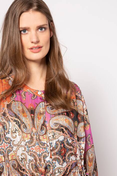 Longbluse, Paisley-Design, 3/4-Ärmel, selection