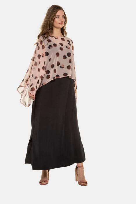keerbare slinkyjurk, 2 poncho´s, selection
