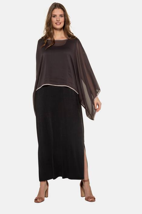 keerbare slinkyjurk, 2 poncho´s, selection