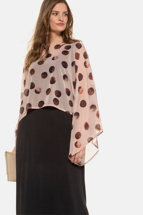 keerbare slinkyjurk, 2 poncho´s, selection