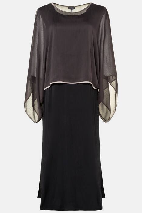 keerbare slinkyjurk, 2 poncho´s, selection