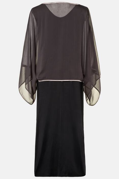 keerbare slinkyjurk, 2 poncho´s, selection