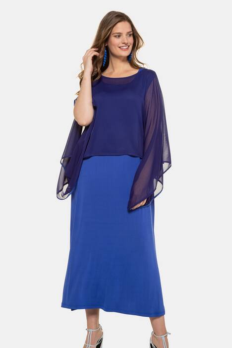 keerbare slinkyjurk, 2 poncho´s, selection