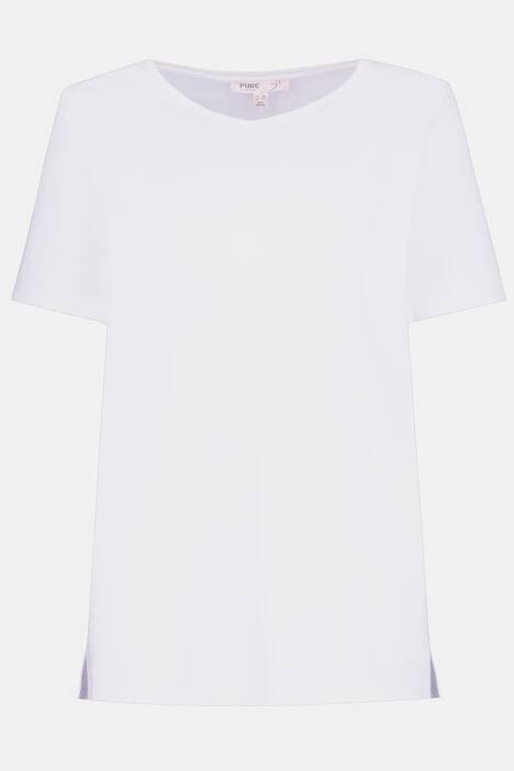 T-Shirt, V-Ausschnitt, Classic, Halbarm, Biobaumwolle
