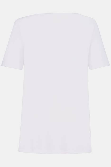 T-Shirt, V-Ausschnitt, Classic, Halbarm, Biobaumwolle