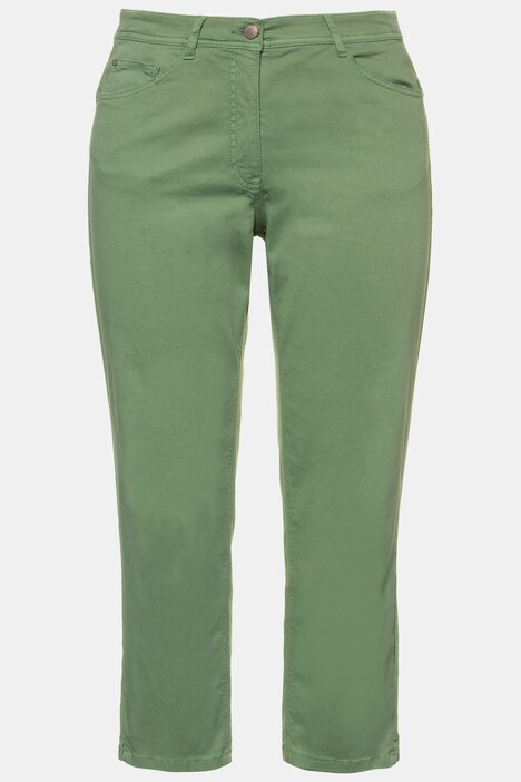 7/8-Jeans, elastischer Denim, 5-Pocket, leicht konisch