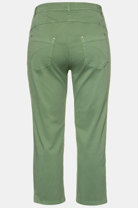 7/8-Jeans, elastischer Denim, 5-Pocket, leicht konisch