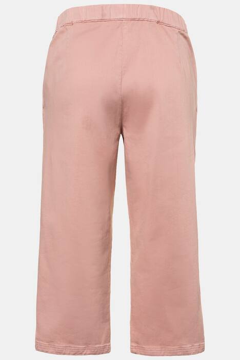 Culotte, Biesen, weites Bein, Biobaumwolle