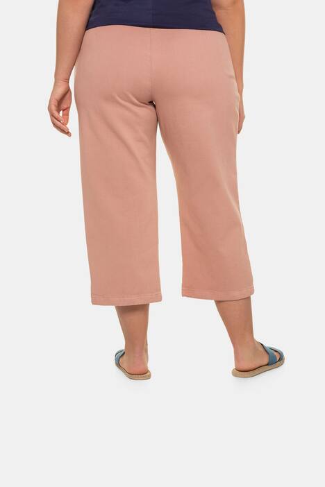 Culotte, Biesen, weites Bein, Biobaumwolle