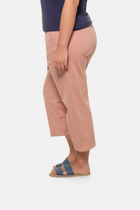 Culotte, Biesen, weites Bein, Biobaumwolle