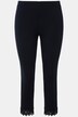 Legging 7/8. Bas de jambe en dentelle. Coton bio