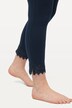 Legging 7/8. Bas de jambe en dentelle. Coton bio