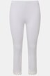 Eco Cotton Elastic Waist Lace Trim Leggings