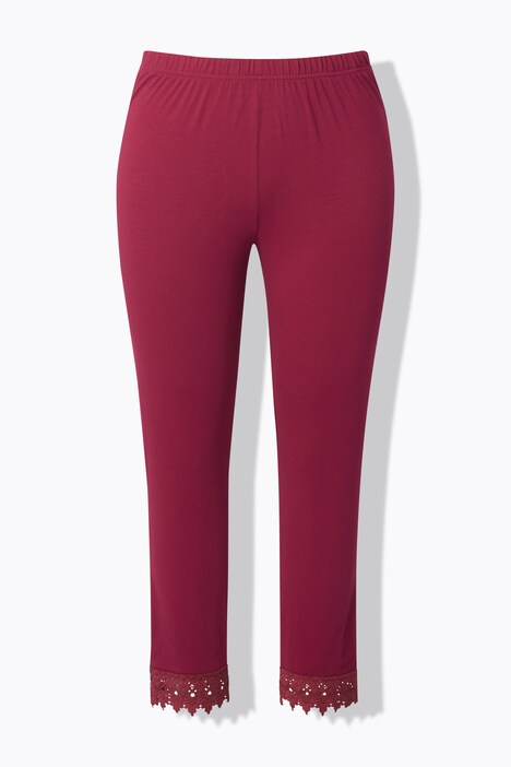 7/8-leggings, zoomkant, biologische katoen