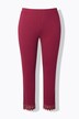 Legging 7/8. Bas de jambe en dentelle. Coton bio