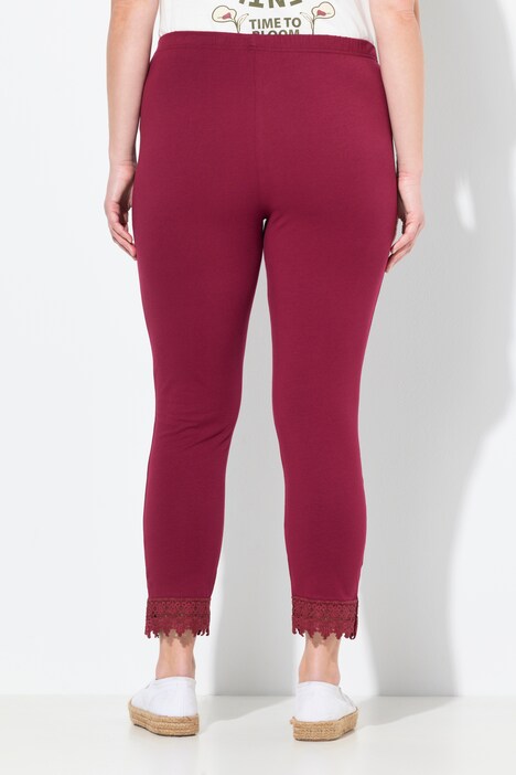 7/8-leggings, zoomkant, biologische katoen