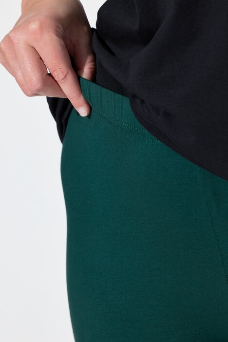 Legging 7/8. Bas de jambe en dentelle. Coton bio