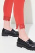 Legging 7/8. Bas de jambe en dentelle. Coton bio