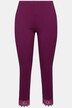 Legging 7/8. Bas de jambe en dentelle. Coton bio