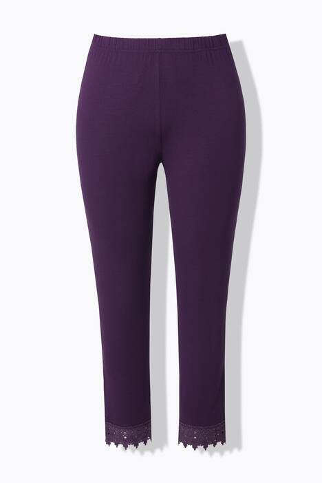 7/8-leggings, zoomkant, biologische katoen