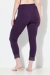 Legging 7/8. Bas de jambe en dentelle. Coton bio