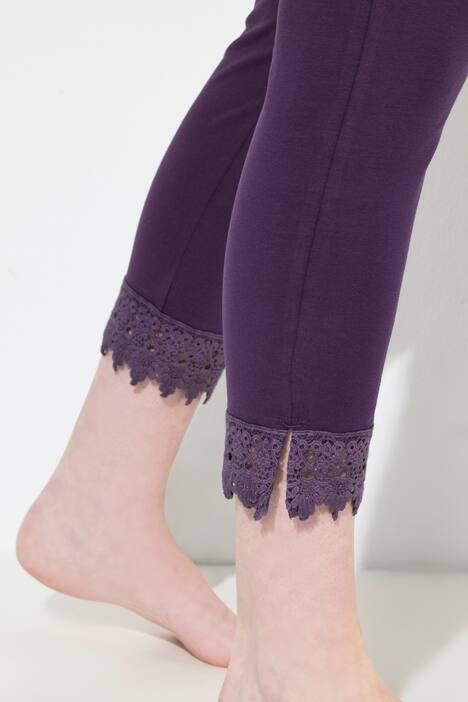 7/8-leggings, zoomkant, biologische katoen