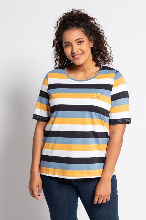 T-shirt, strepen, classic, bijenstiksel