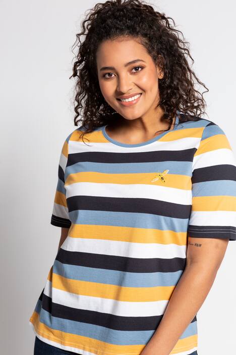 T-shirt, strepen, classic, bijenstiksel