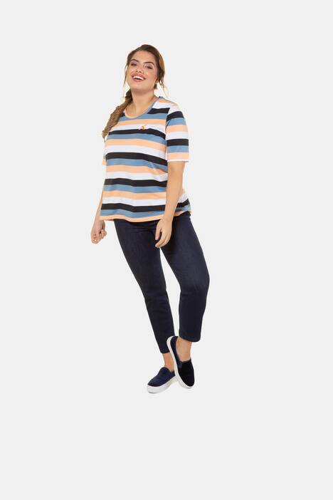 T-shirt, strepen, classic, bijenstiksel