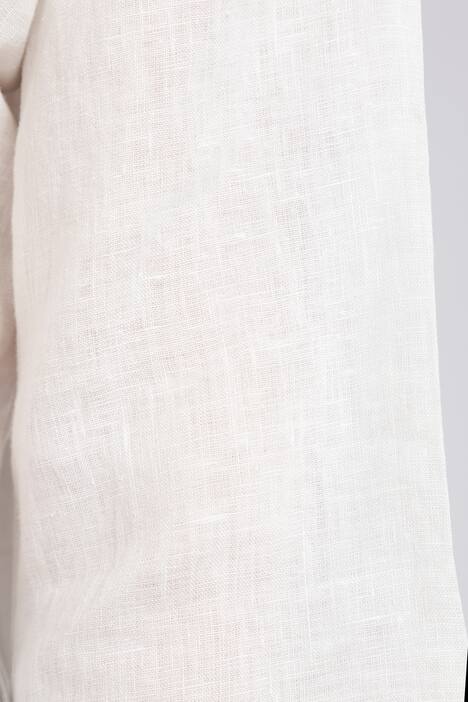Leinenjacke, kastige Form, 3/4-Arm