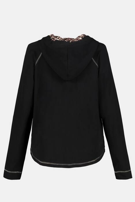 Sweatjacke Identity, Kapuze, Langarm
