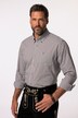 JP1880 ruitenshirt, traditionele kostuum, lange mouwen, buttondown-kraag, Modern-Fit, tot 8XL