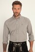 JP1880 ruitenshirt, traditionele kostuum, lange mouwen, buttondown-kraag, Modern-Fit, tot 8XL