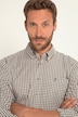 JP1880 ruitenshirt, traditionele kostuum, lange mouwen, buttondown-kraag, Modern-Fit, tot 8XL