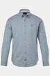 Camisa de cuadros JP 1880, uniforme, manga larga, cuello abotonado, Modern Fit, hasta la talla 8 XL