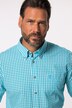 JP1880 ruitenshirt, traditionele kostuum, lange mouwen, buttondown-kraag, Modern-Fit, tot 8XL