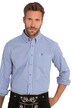 Kostkovaná košile, tradiční móda, dlouhé rukávy, límeček s knoflíky, Modern střih, do 8 XL