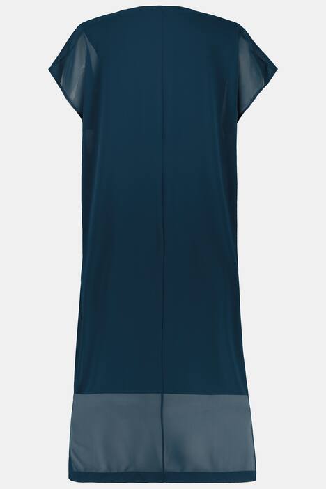 Kleid, Chiffon, blickdichtes Unterkleid, selection