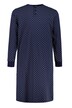 Noční košile, jednobarevná, dlouhé rukávy, do velikosti 8XL